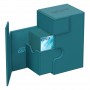 Ultimate Guard Flip`n`Tray 80+ XenoSkin Monocolor Bleu Pétrole