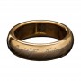 Le Seigneur des Anneaux bague tungstène Anneau Unique (plaqué or) Taille 09
