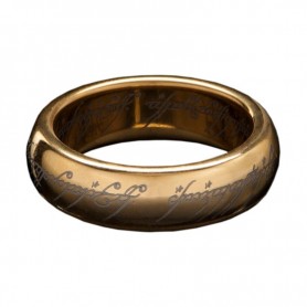 Le Seigneur des Anneaux bague tungstène Anneau Unique (plaqué or) Taille 11