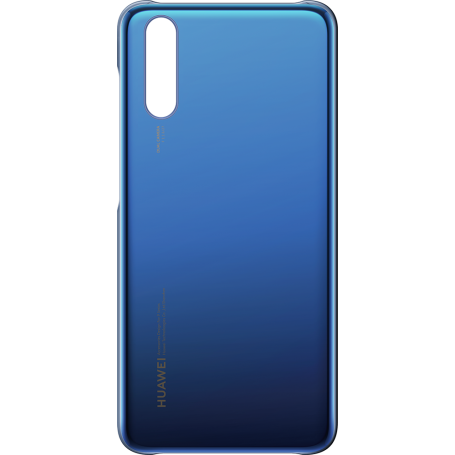 Coque rigide bleue translucide Huawei pour P20