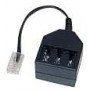 adaptateur 8P4C prise mâle/TAE NFN Kupplung, lose - Kabellänge ca. 0,2 m