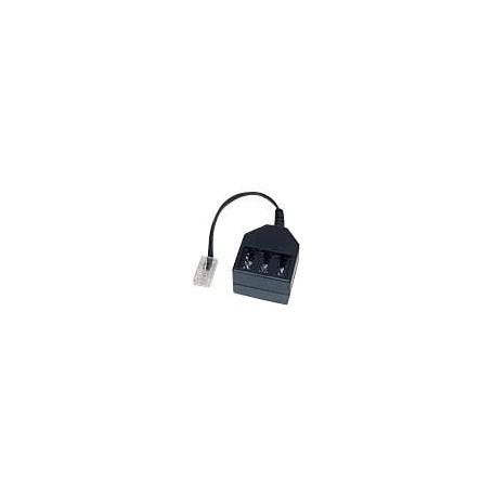 adaptateur 8P4C prise mâle/TAE NFN Kupplung, lose - Kabellänge ca. 0,2 m
