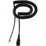 Jabra Câble Etiro 3 m avec QD - 4P plug: m-,r,r,m+ - Polarité P0 Std