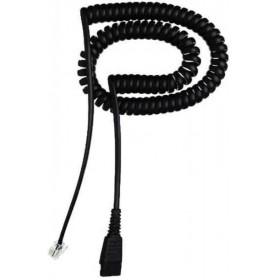 Jabra Câble Etiro 3 m avec QD - 4P plug: m-,r,r,m+ - Polarité P0 Std