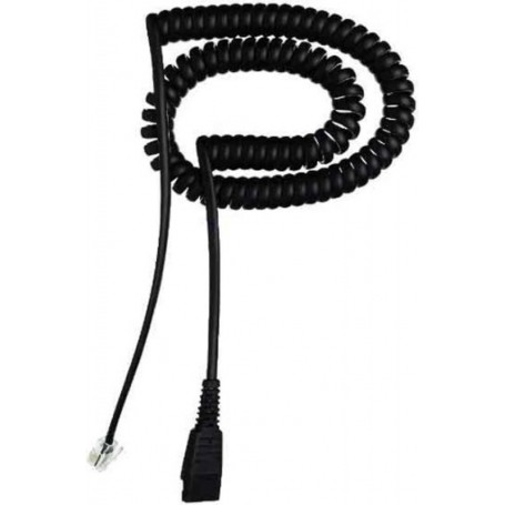 Jabra Câble Etiro 3 m avec QD - 4P plug: m-,r,r,m+ - Polarité P0 Std