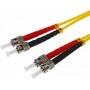  3m OS2 ST Câbles de fibre optique (ST, ST, Mâle/Male, OS2, Jaune, Monomode)