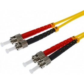  3m OS2 ST Câbles de fibre optique (ST, ST, Mâle/Male, OS2, Jaune, Monomode)