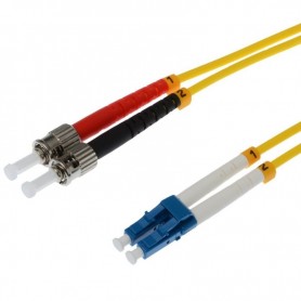  20m OS2 LC/St câble de Fibre Optique Jaune - Câbles de Fibre Optique (20 m, OS2, LC, St, Male Connector/Male Connector, Jaune)