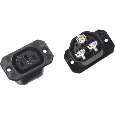  Prise d'appareil Froid IEC320 C13, avec raccords à Visser Noir