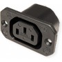  Prise d'appareil Froid IEC320 C13, avec raccords à Visser Noir