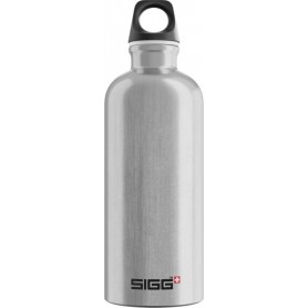 SIGG - Gourde Aluminium - Traveller - Certifiée Neutre En CO2 - Convient Aux Boissons Gazeuses - Étanche & Légère - Sans BPA - 0,6L / 1L
