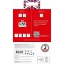 SKROSS | 1.500280 | EUR vers UK + 2USB | Adaptateur de Voyage Europe vers UK, Chargeur USB 2 Ports 2,4 A - Tension et Puissance 100V-1500W/250V-3750W - Protection Anti Choc Electrique