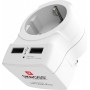 SKROSS - 1.500281 | Europe to USA USB | Adaptateur de Voyage Europe vers USA, 2 USB 5V/2.4A - Tension et Puissance 100V - 1500 W/250 V - 3750 W - Protection Anti-Choc électrique