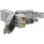 Connecteur RJ45 Cat.6A 1 pièce, gris, blindé, sans outil