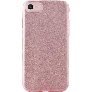 Coque rigide Puro rose doré avec strass pour iPhone 6/6S/7/8