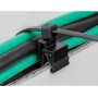  Lot de 50 Serre-câbles avec Clip de Fixation Noir 200 x 4,8 mm