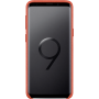Coque rigide Samsung EF-XG960AR en Alcantara rouge pour Galaxy S9 G960