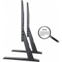 support d'écran plat pour bureau 165,1 cm (65") Noir