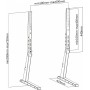 support d'écran plat pour bureau 165,1 cm (65") Noir