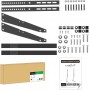 support d'écran plat pour bureau 165,1 cm (65") Noir