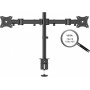 Support d'écran, 2 écrans, montage sur table, jusqu'à 8 kg