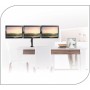 Purelink PureMounts® Schreibtisch Halterung - 3-fach