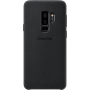 Coque rigide Samsung EF-XG965AB en Alcantara noire pour Galaxy S9+ G965
