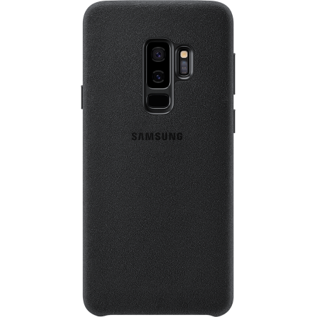 Coque rigide Samsung EF-XG965AB en Alcantara noire pour Galaxy S9+ G965