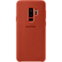 Coque rigide Samsung EF-XG965AR en Alcantara rouge pour Galaxy S9+ G965