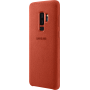 Coque rigide Samsung EF-XG965AR en Alcantara rouge pour Galaxy S9+ G965