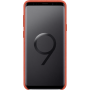 Coque rigide Samsung EF-XG965AR en Alcantara rouge pour Galaxy S9+ G965