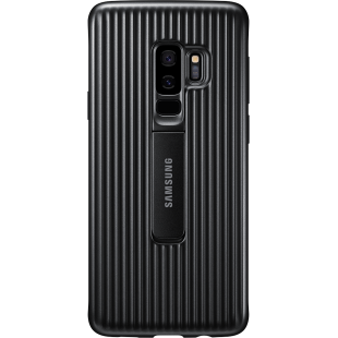 Coque rigide renforcée Samsung EF-RG965CB noire pour Galaxy S9+ G965