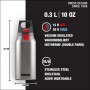Bouteille isotherme Sigg Accent One Hot & Cold 0.3 L Gris