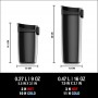 SIGG Miracle mug isotherme (0.27 L / 0.47 L), thermos sans produits toxiques, gobelet isotherme à café à emporter en acier inoxydable et étanche