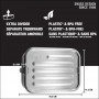 SIGG Gemstone Lunch box, boîte bento étanche en acier inoxydable 18/8 de qualité, boîte à repas à emporter à l'école ou au bureau