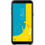 Coque rigide Samsung noire EF-PJ600CB pour Galaxy J6 J600 2018 Protège l'arrière