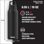 SIGG Hot & Cold ONE Light, Thermos Noir, 0,5 litre