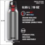 SIGG - Gourde Isotherme - Thermo Flask Hot & Cold ONE Light - Avec Filtre À Fruits - Étanche - Sans BPA - Acier Inoxydable 18/8 - 0,55L