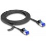 DeLOCK Câble patch plat RJ45 mâle vers mâle Cat.6A flexible 2 m noir marque