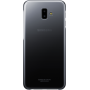 Coque rigide Evolution Samsung noire et transparente pour Galaxy J6+ J610