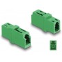 DeLOCK 87984 - Coupleur fibre optique LC Simplex femelle vers LC Simplex femelle APC vert