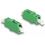 DeLOCK 87984 - Coupleur fibre optique LC Simplex femelle vers LC Simplex femelle APC vert