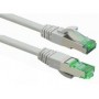 GRS zertifiziertes Cat 6a patch cord with Cat 7 Rohkabel TPE grey 2,0 mm