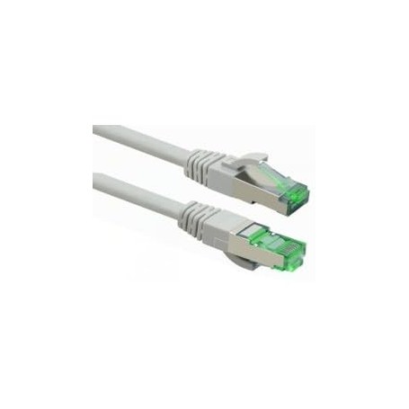GRS zertifiziertes Cat 6a patch cord with Cat 7 Rohkabel TPE grey 2,0 mm