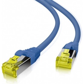  GRS zertifiziertes Cat 6a Patchcâble avec Cat 7 Rohcâble TPE bleue 10,0m