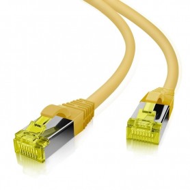  GRS zertifiziertes Cat 6a câble patch avec Cat 7 Rohkabel TPE jaune 3,0 m
