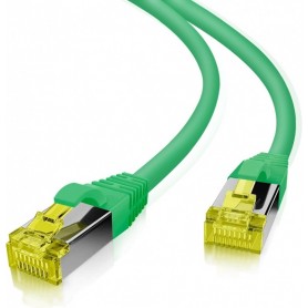  GRS zertifiziertes Cat 6a Patchcâble avec Cat 7 Rohcâble TPE verde 7,5m