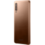 Coque rigide doré et transparente Evolution Samsung pour Galaxy A7 A750 (2018)