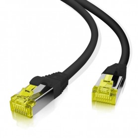  GRS zertifiziertes Cat 6a câble patch avec Cat 7 Rohkabel TPE noir 3,0 m