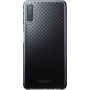 Coque rigide noire et transparente Evolution Samsung pour Galaxy A7 A750 (2018)